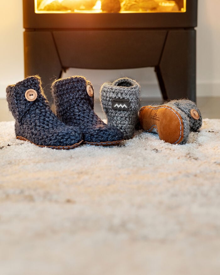 Kingdom Of Wow sloffen donkergrijs