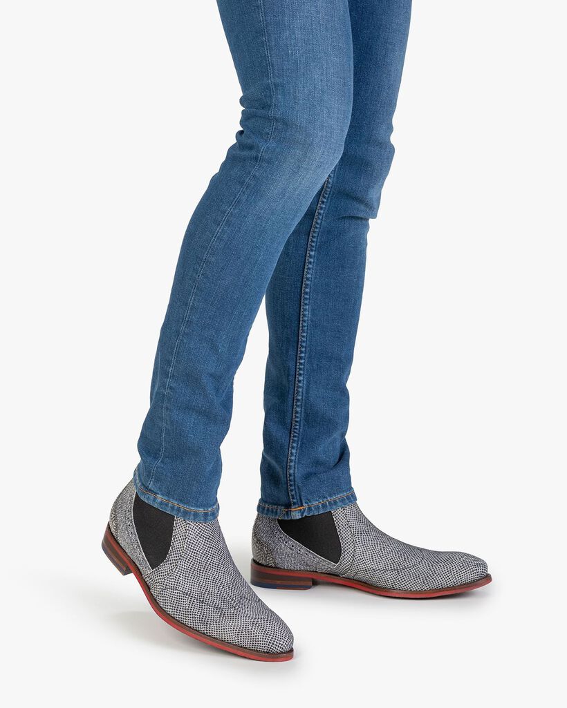 Chelsea boot leer off-white