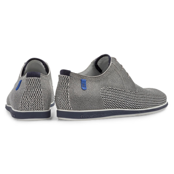 Veterschoen grijs su&egrave;de