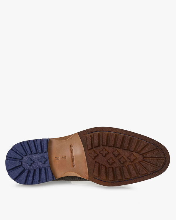 Chelsea boot reptile print green