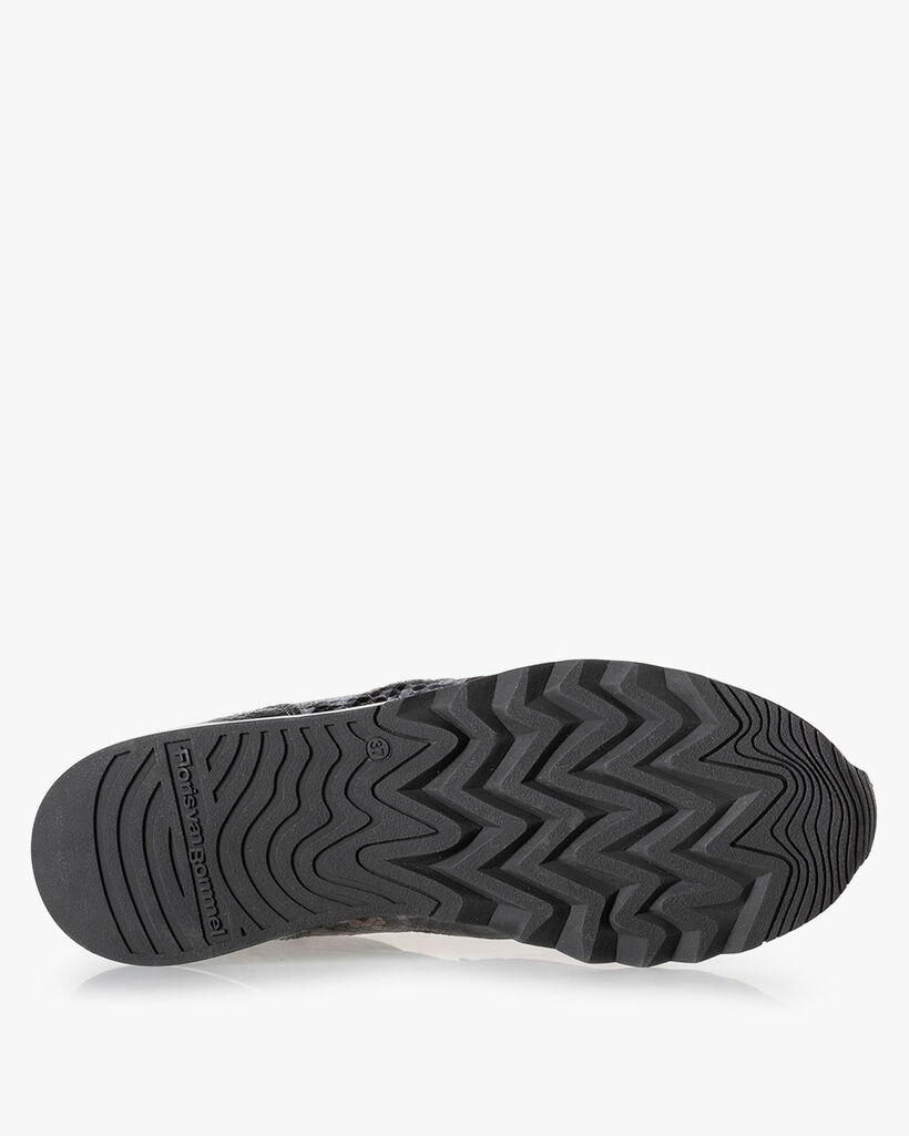 Nineti reptielenprint donkergrijs