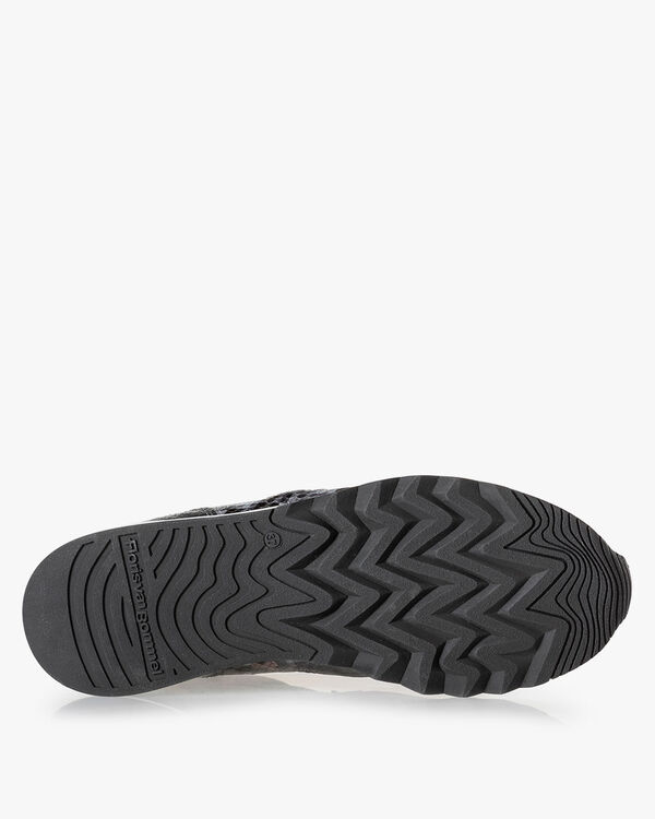 Nineti reptielenprint donkergrijs