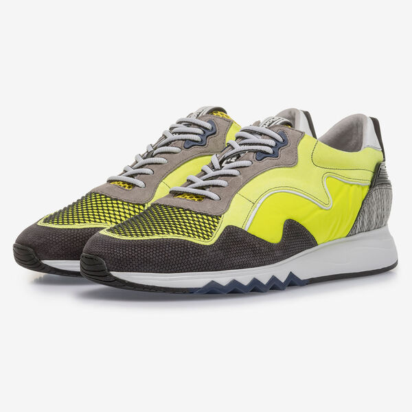 Neongele su&egrave;de sneaker