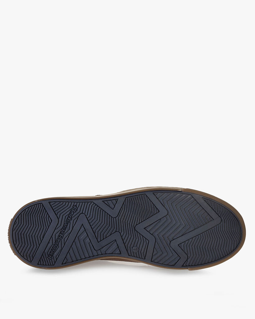 Sneaker calf leather cognac