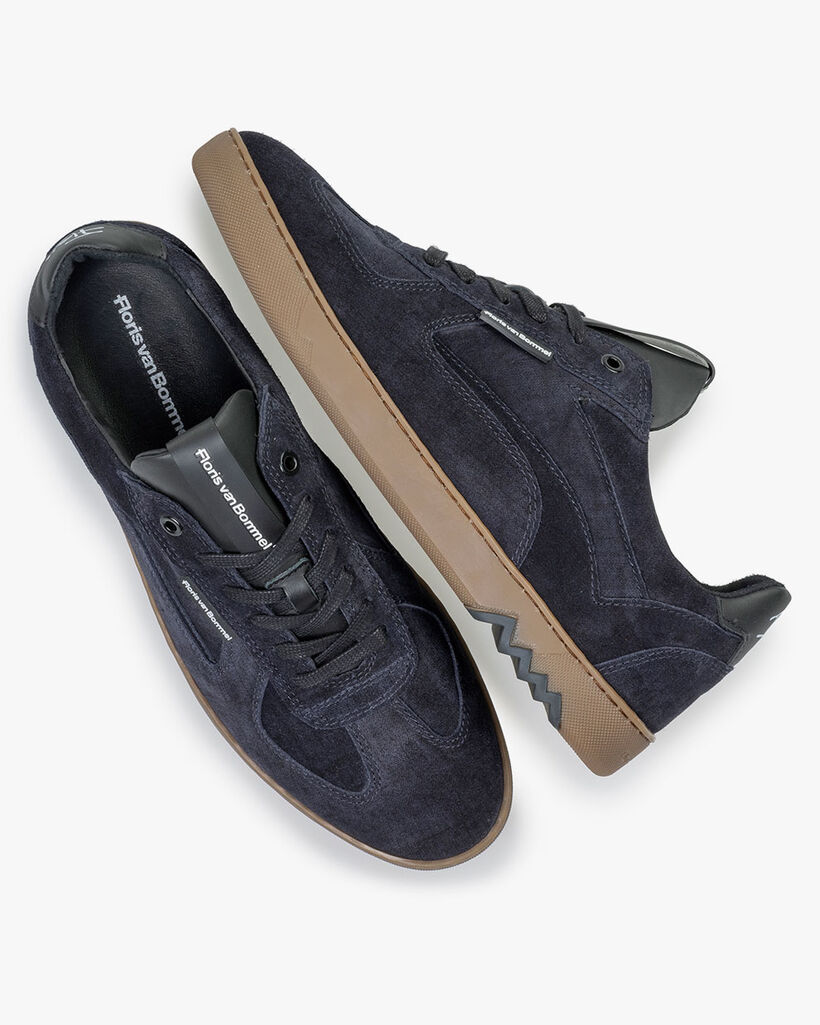 Sneaker suede dark blue