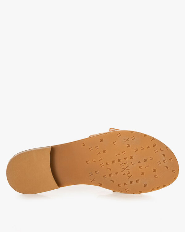 Slipper kalfsleer cognac