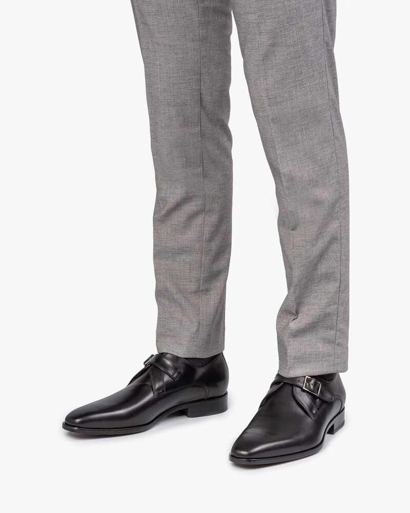 Gespschoen kalfsleer zwart