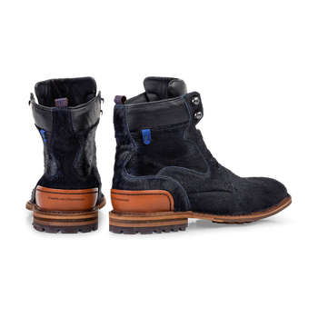 Veterboot pony blauw