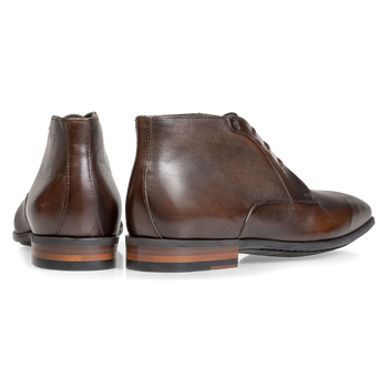 Veterboot kalfsleer donkerbruin
