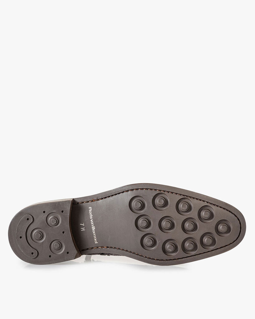 Boot met gespsluiting grijs