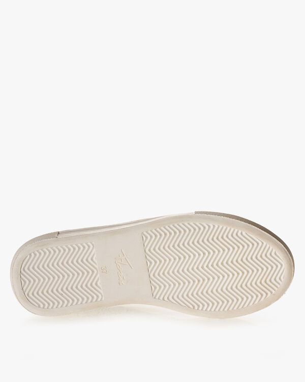 Sneaker zig-zag print black/white