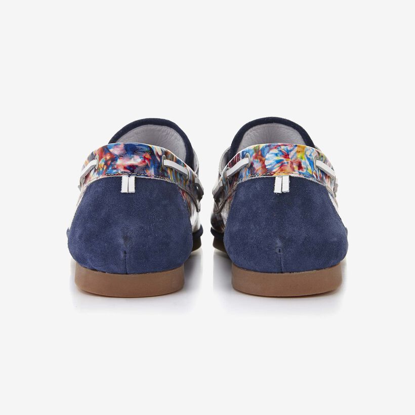 Floris van Bommel printed lakleren heren bootschoen