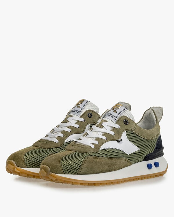 Sneaker textiel groen