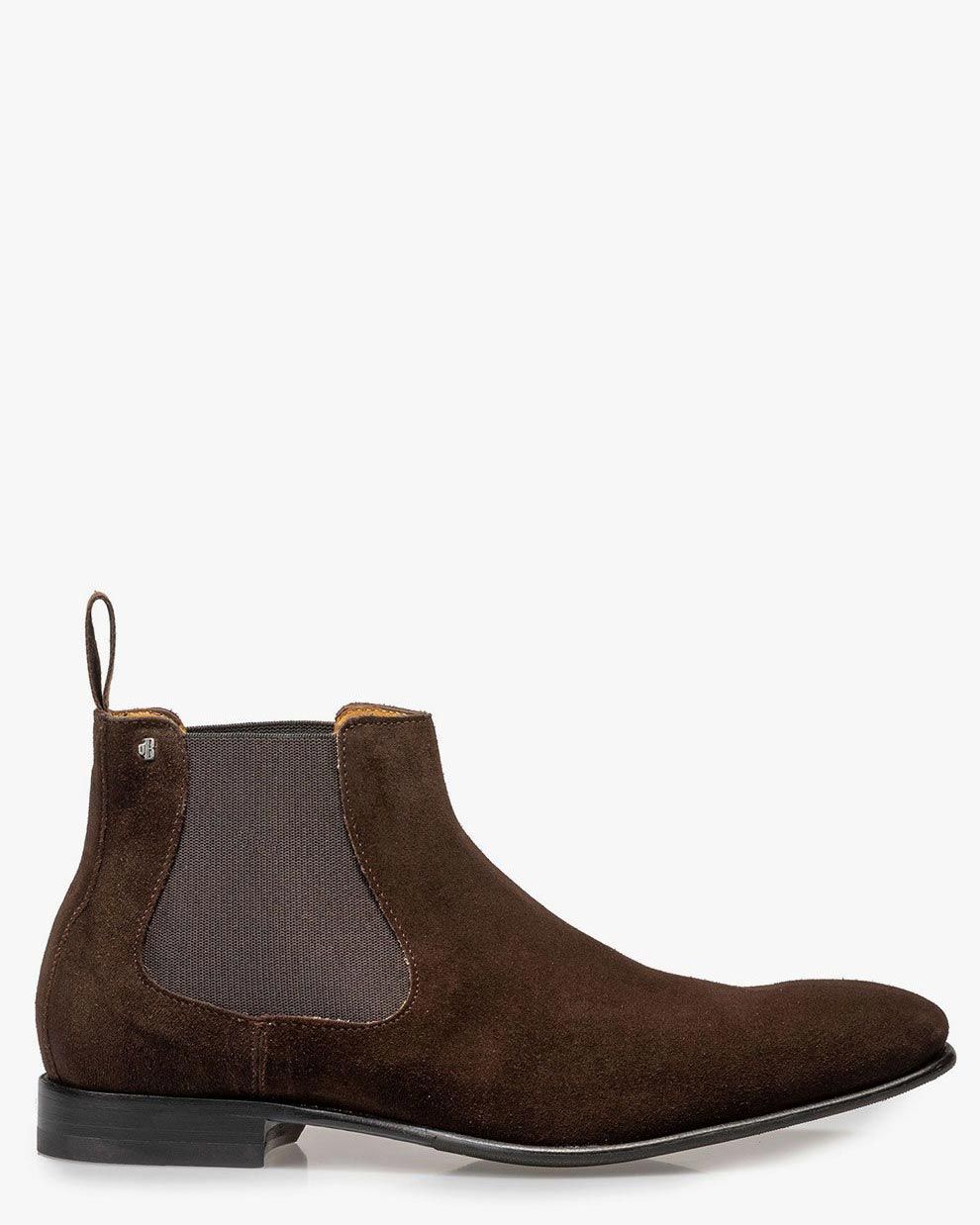 Bruine suède chelsea boots - Heren | MANFIELD