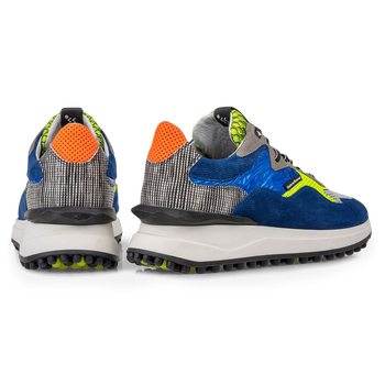 Noppi sneaker su&egrave;de blauw