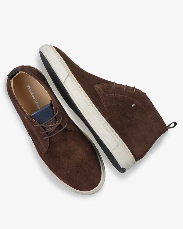 Desert boot donkerbruin su&egrave;de