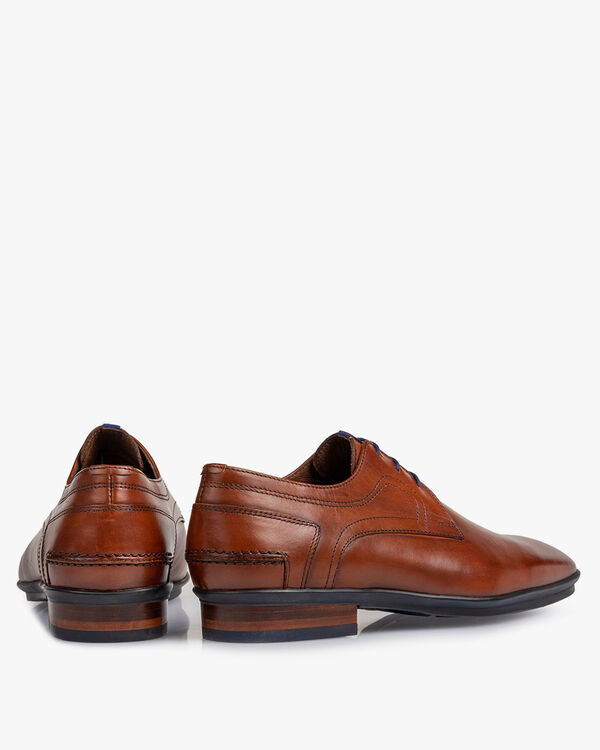 Veterschoen leer cognac