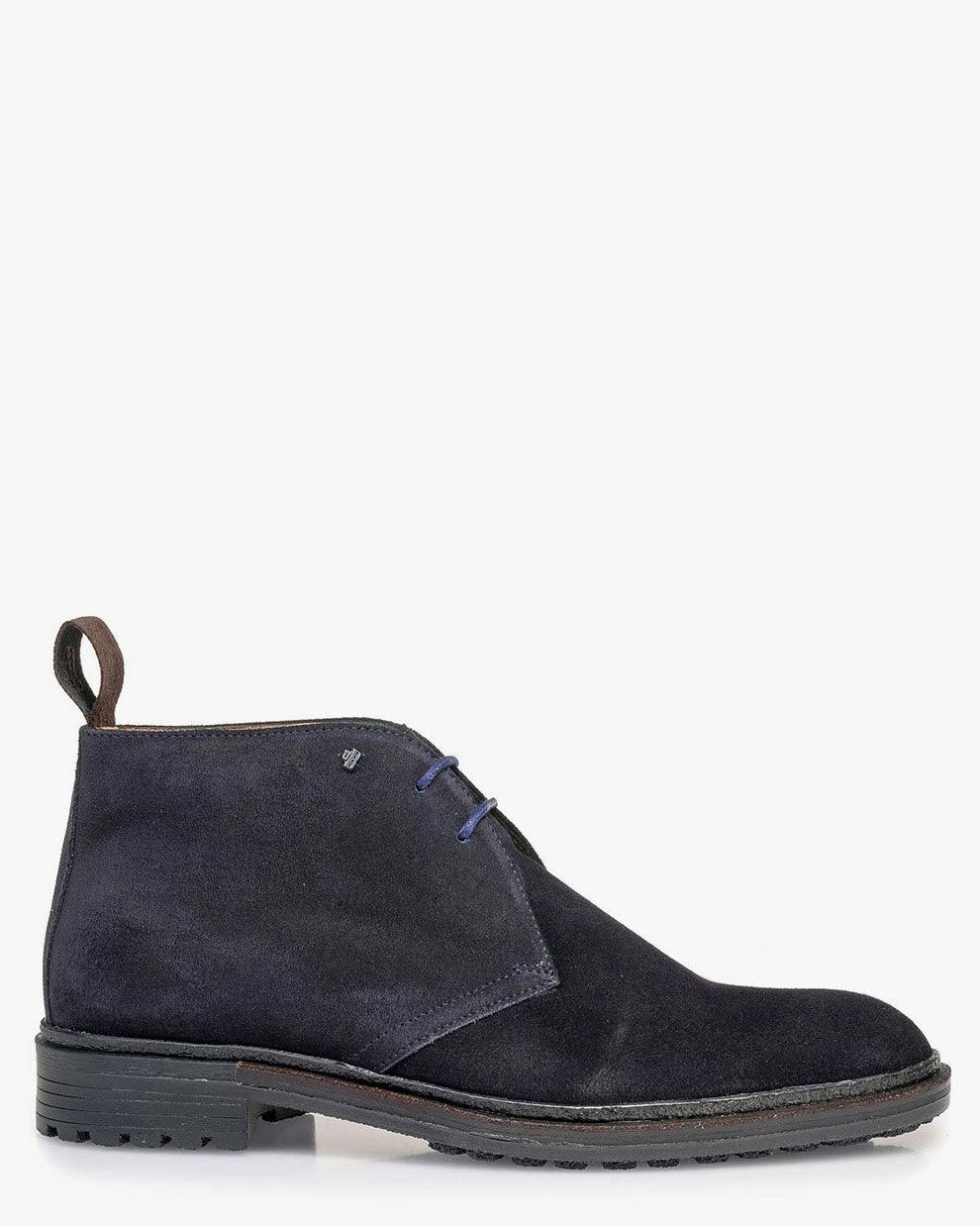 Blauwe FLORIS VAN BOMMEL Chelsea boots 10902 | Omoda