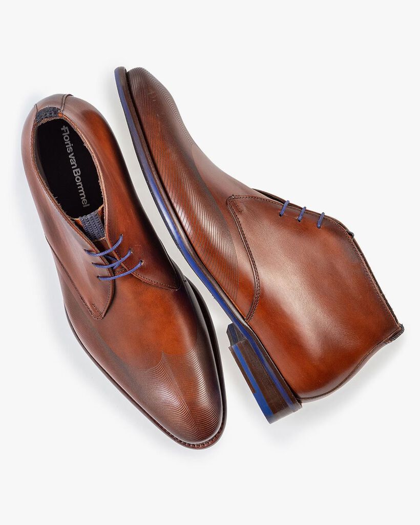 Veterboot kalfsleer cognac