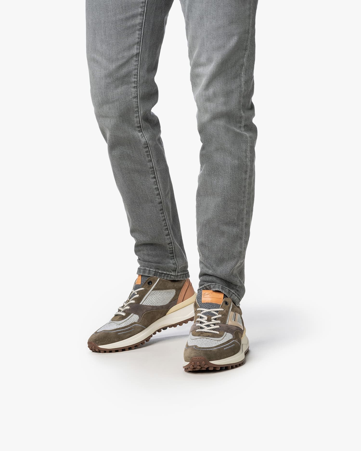 Men's sneakers Noppi 29.48 Green | Floris van Bommel Netherlands