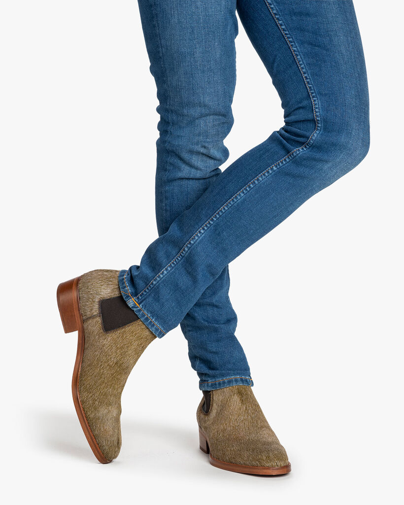 Chelsea boot pony taupe