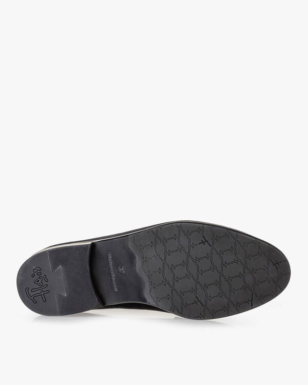 Loafer zwart textiel
