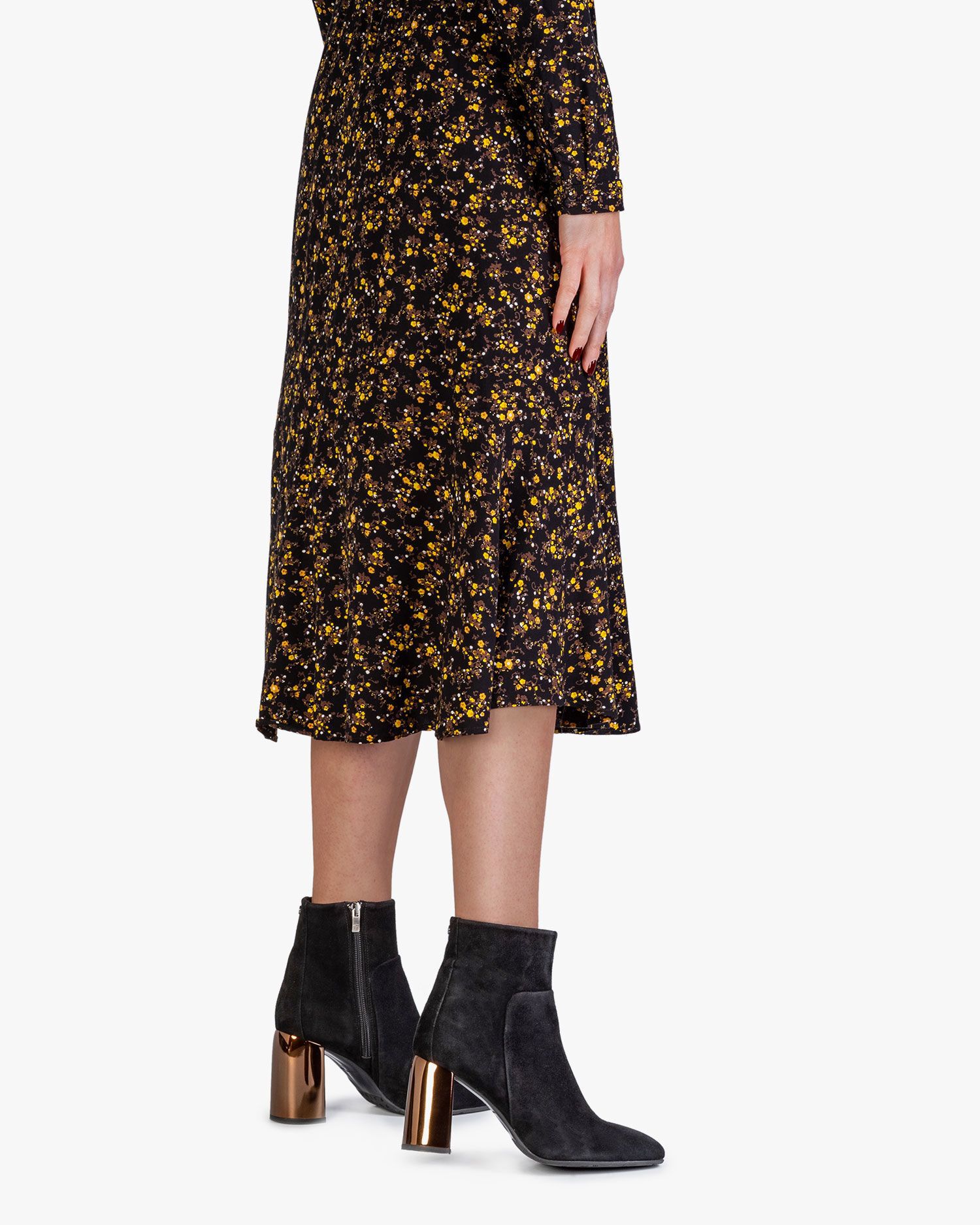 Floris van Bommel Vrouwen Leren Enkellaarsjes 85667 stof 39 1/2 -  Schoenen.nl