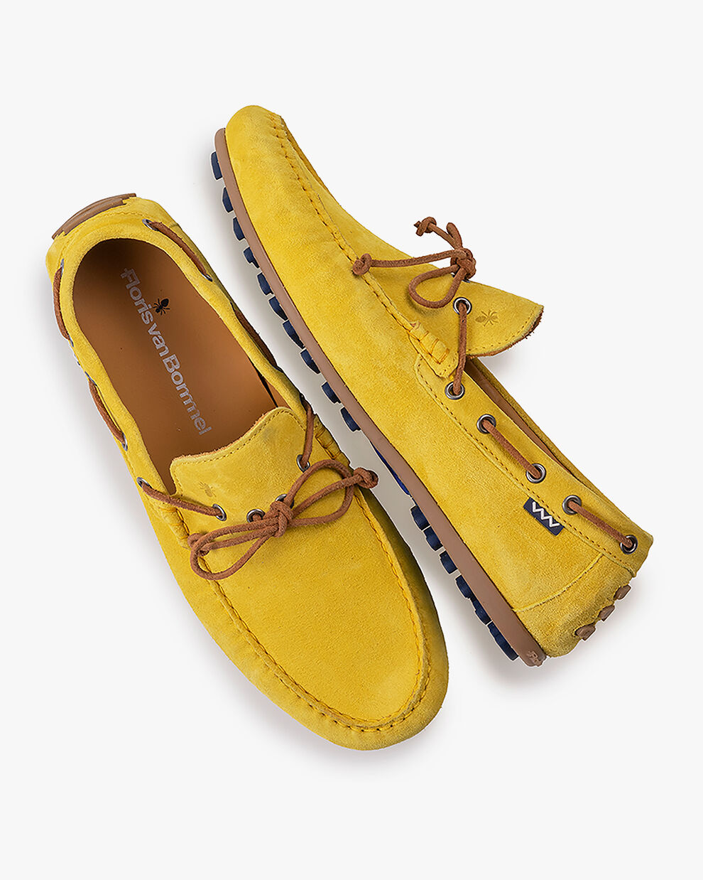 Mocassins heren Stevi 01.22 Geel Floris van Bommel Official