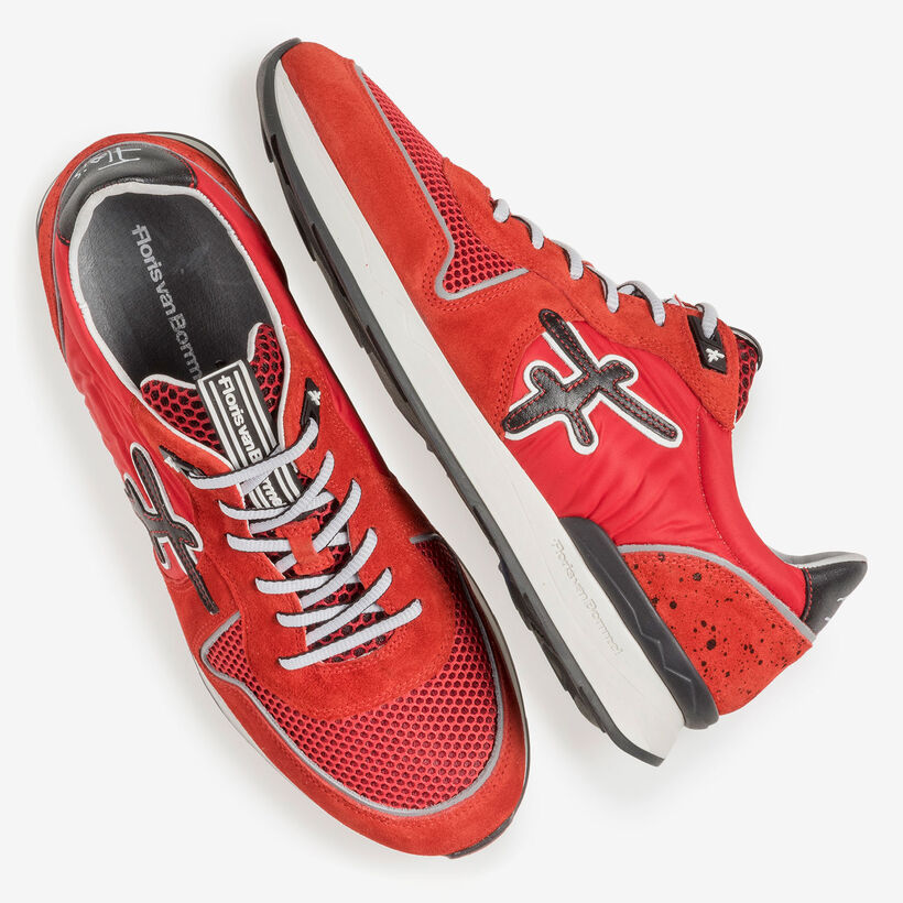 Rode su&egrave;de sneaker