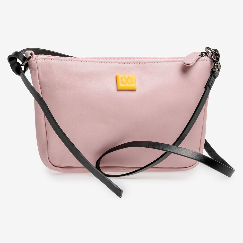 Light pink nappa leather bag