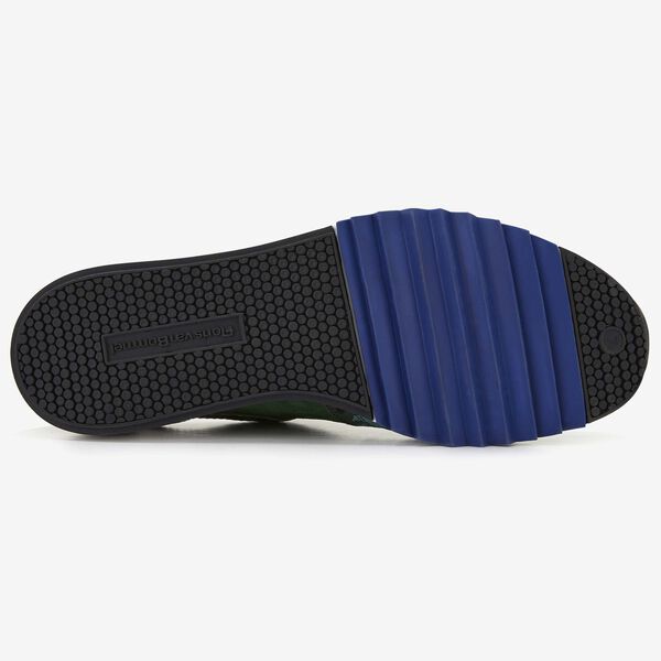 Floris van Bommel groene suède heren sneaker