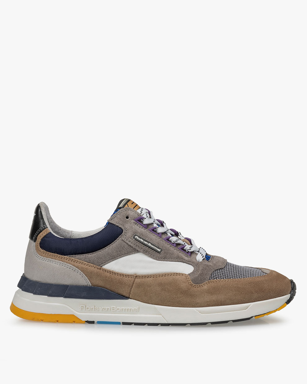 Bruine sneaker De Runner 01.28 | Floris van Bommel Official®