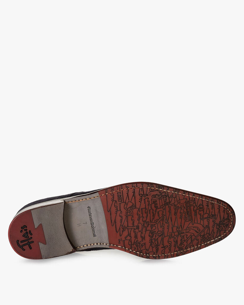 Veterboot su&egrave;de blauw