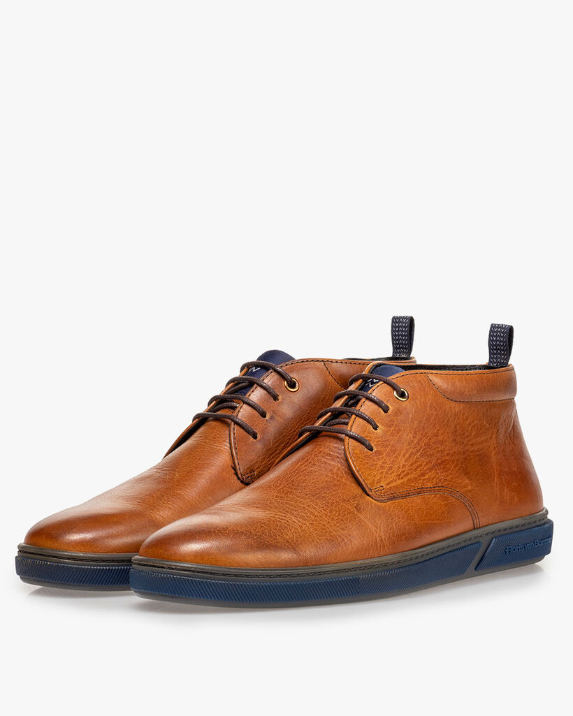 Veterboot kalfsleer cognac