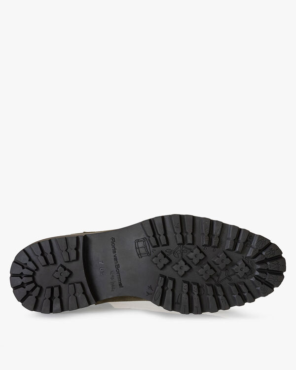 Chelsea boot su&egrave;de donkergroen