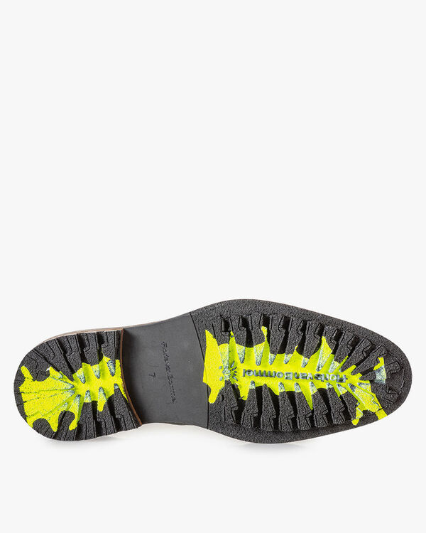 Chelsea boot zwart met print