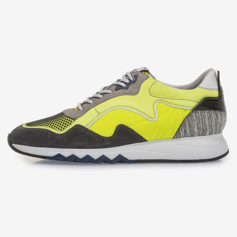 Neongele su&egrave;de sneaker