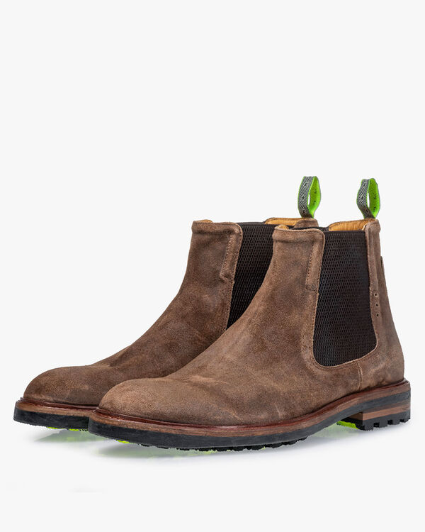 Chelsea boot suede cognac