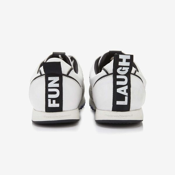 Floris van Bommel witte leren dames sneaker