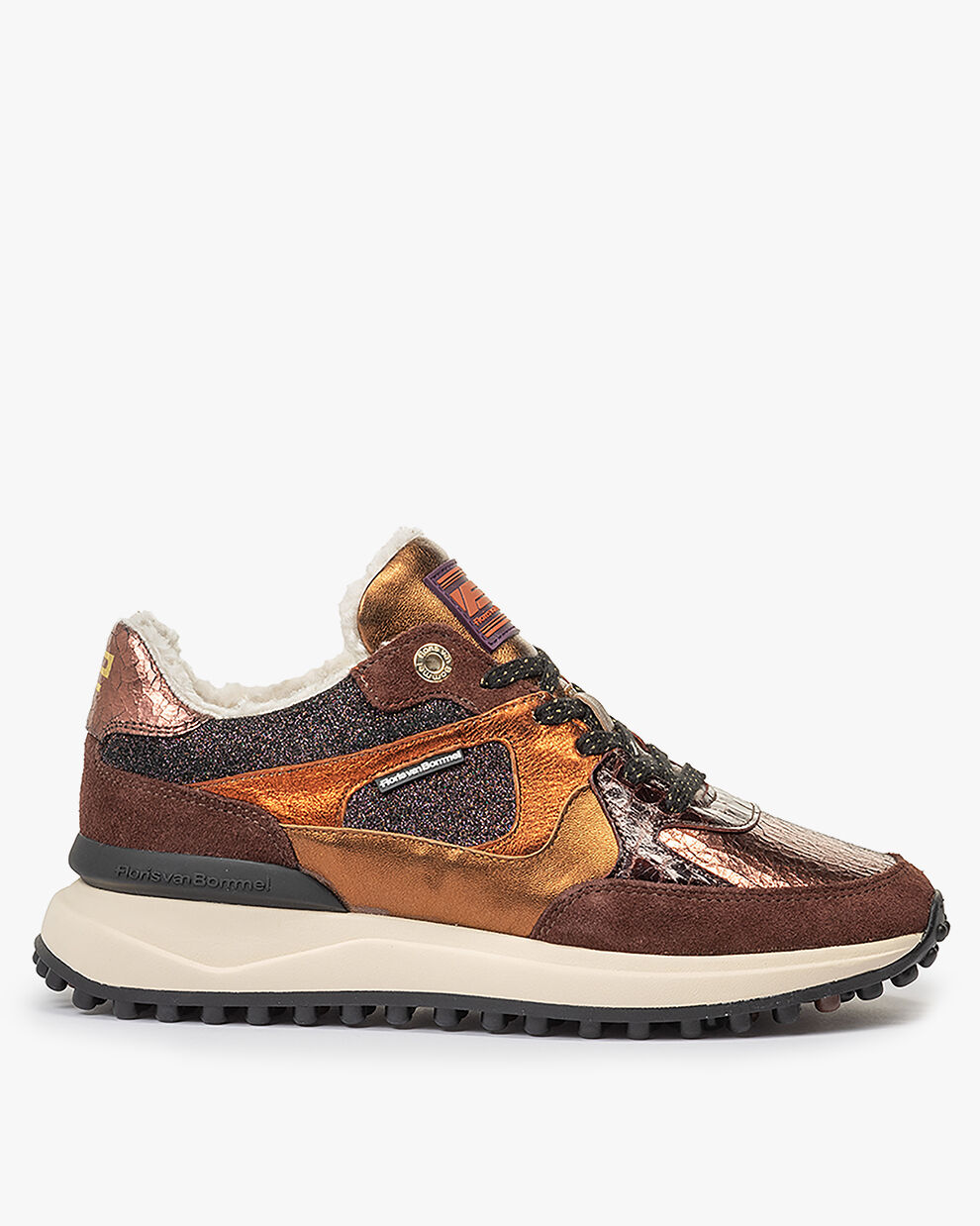 Sneakers dames Noppi 34.04 Cognac Floris van Bommel Official