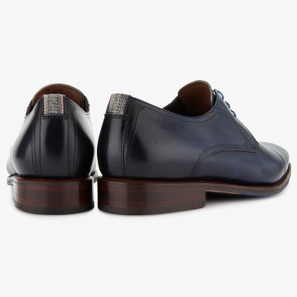 Floris van Bommel dark blueleather men’s lace shoe