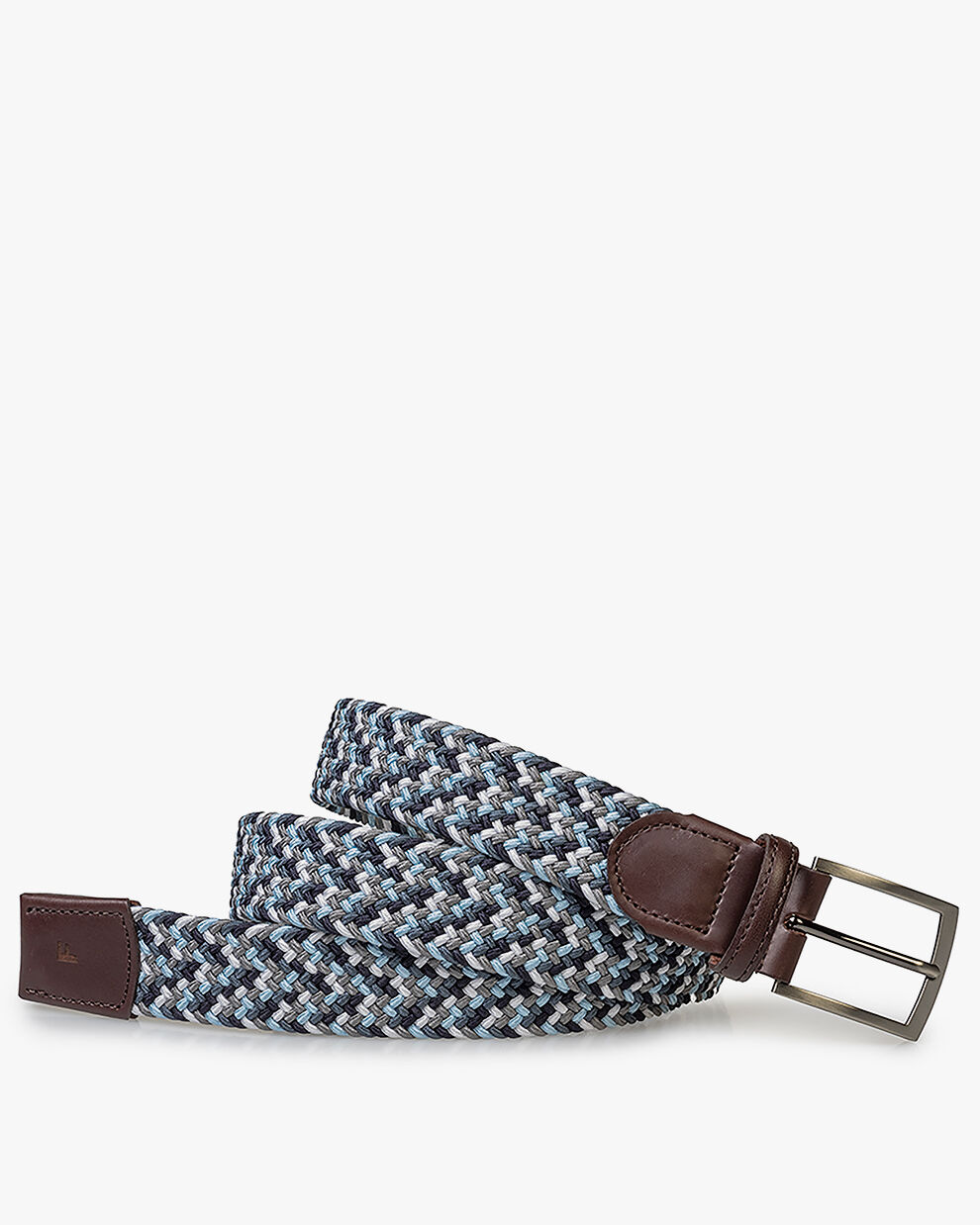 Riemen heren De Belter 38.02 Blauw Floris van Bommel Official