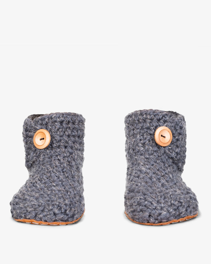 Kingdom Of Wow sloffen donkergrijs