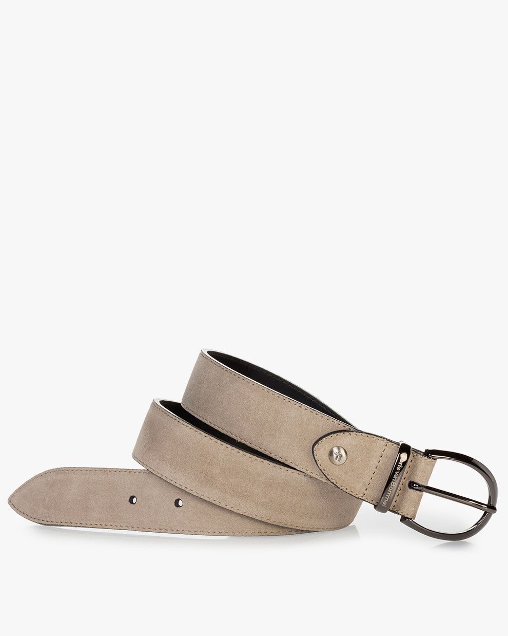 Riem suède beige CFW-10012-22-01 | Floris van Bommel Women®