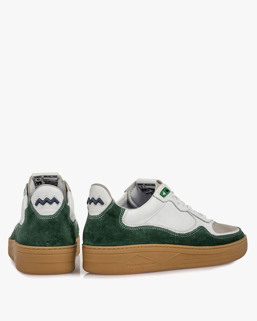 Sneaker suede leather green