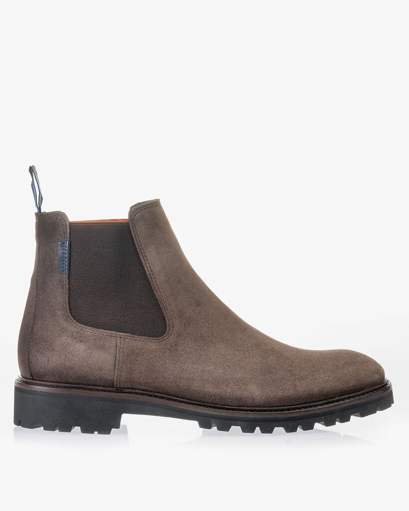 Chelsea boot suede taupe
