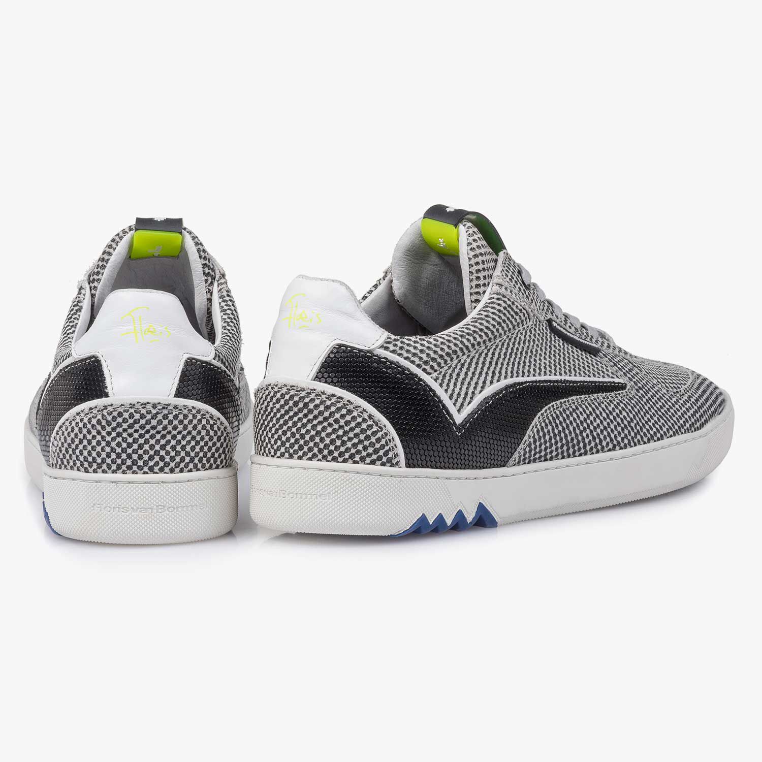 Grey suede leather sneaker 16342 00 Floris van Bommel