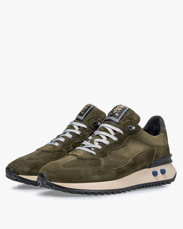 Vinti sneaker suede dark green