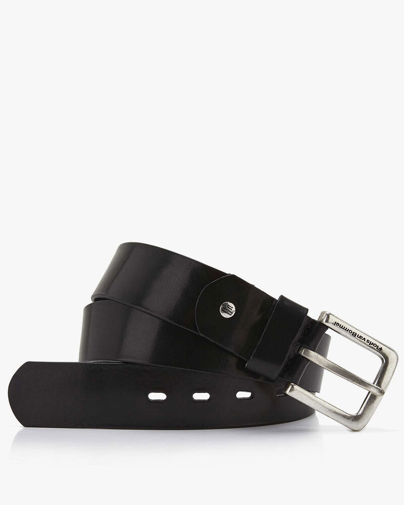 Belt leather black