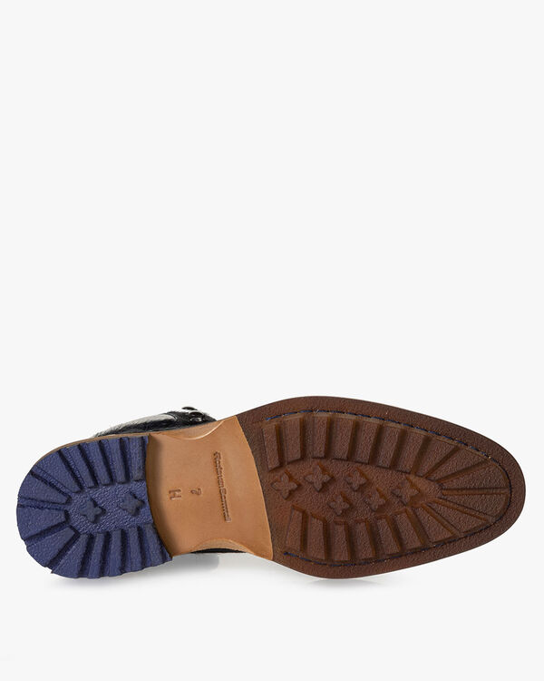 Veterboot pony blauw